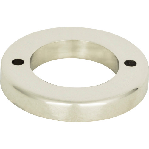 Atlas 388-PN: 1-7/8" Tableau Round Base - Polished Nickel