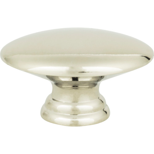 Atlas A817-PN: 1-1/2" Successi Egg Cabinet Knob - Polished Nickel