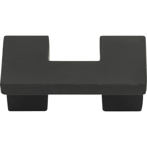 Atlas A845-BL: 1-7/8" U-Turn Cabinet Knob - Matte Black