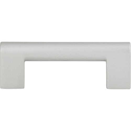 Atlas A878-MC: 3" cc Round Rail Cabinet Pull - Matte Chrome