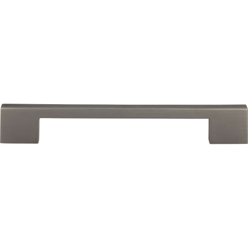 Atlas A826-SL: 7-9/16" cc Thin Square Cabinet Pull - Slate
