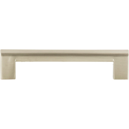 Atlas A879-BN: 5-1/16" cc Round Rail Cabinet Pull - Brushed Nickel