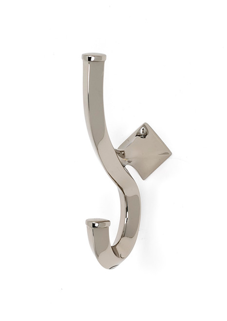 Alno A7199-PN: Spa 2 Double Robe Hook - Polished Nickel