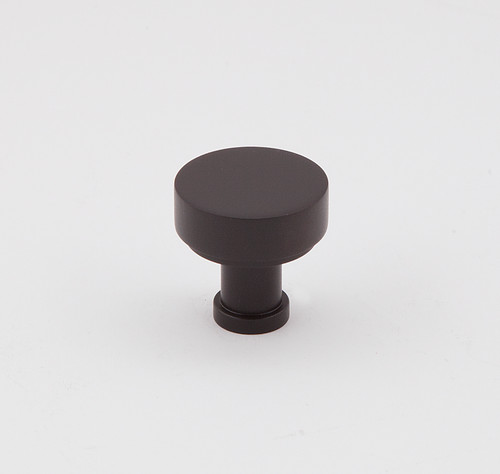 Alno A716-1-BRZ: 1" Moderne Cabinet Knob - Bronze