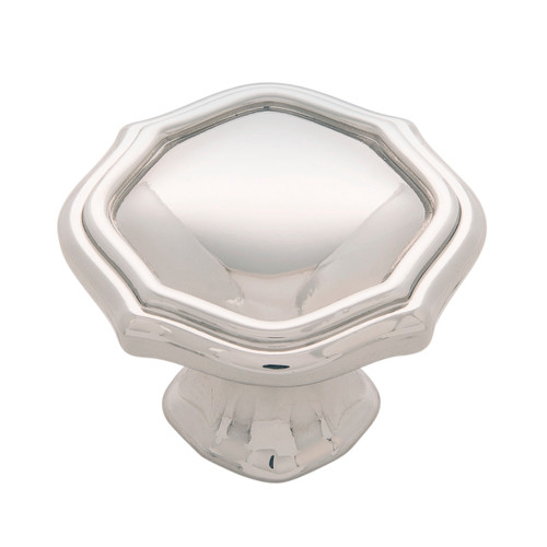 Belwith B076137-14: 1-1/2" Trellis Cabinet Knob - Polished Nickel