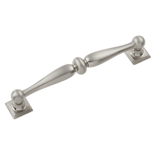 Hickory HH74638-SN: 128mm cc Somerset Cabinet Pull - Satin Nickel
