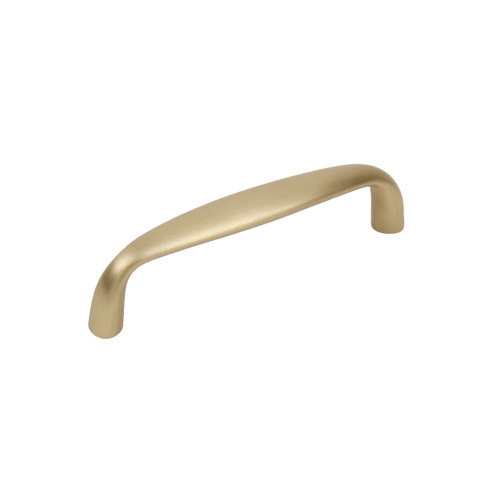 Century 13337-4: 4" cc Yukon Cabinet Pull - Satin Brass