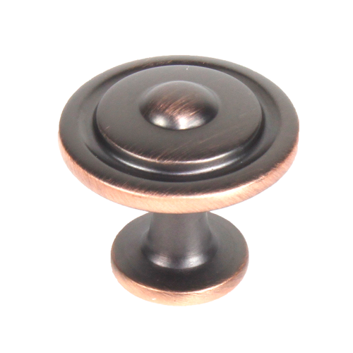 Century 21416-AZC: 1-1/4" Lisbon Cabinet Knob - Antique Bronze/Copper