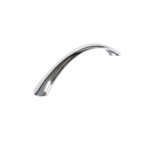 Century 22198-26: 128mm cc Regal Bow Cabinet Pull - Polished Chrome