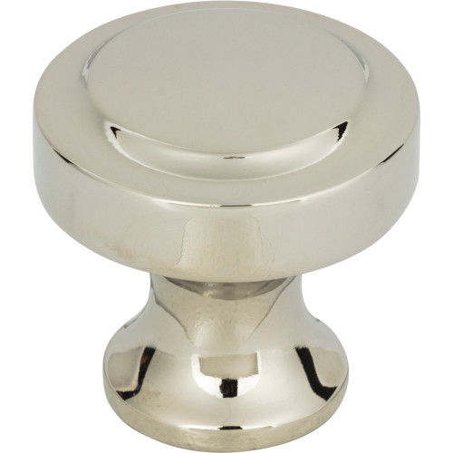 Atlas A300-PN: 1-1/4" Bradbury Cabinet Knob - Polished Nickel