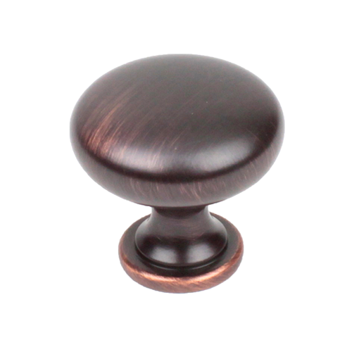 Century 20304-VBZ: 1-3/16" Lisbon Round Cabinet Knob - Antique Bronze