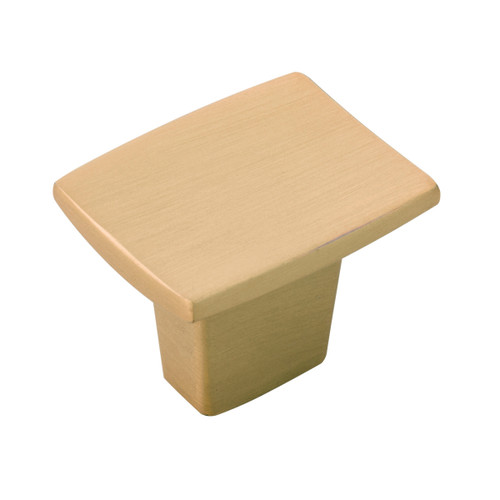 Belwith B076146-BGB: 1-1/4" Channel Cabinet Knob - Brushed Golden Brass