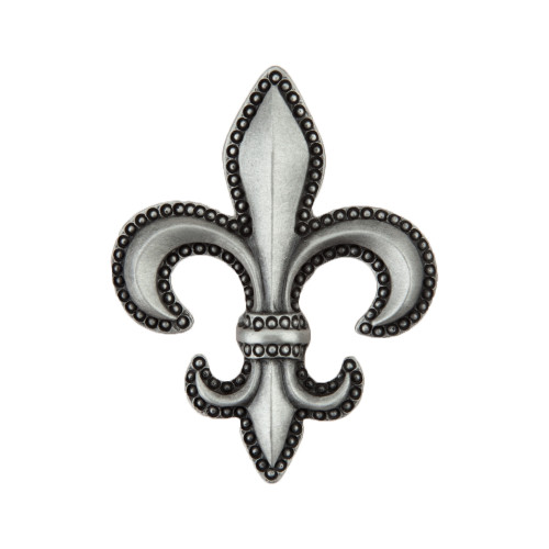 Acorn DQDPP: 1-5/8" Fleur-De-Lis Cabinet Knob - Antique Pewter