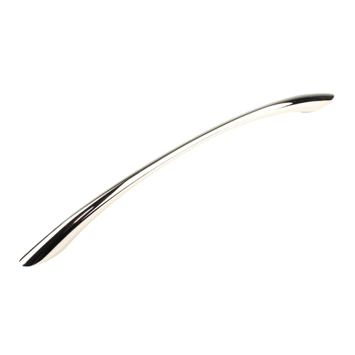 Century 28169-14: 224mm cc Metro Bow Cabinet Pull - Polished Nickel