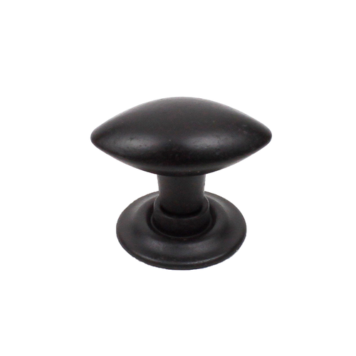 Century 24515-MB: 30mm Rio Oval Cabinet Knob - Matte Black