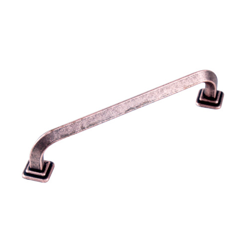 Century 20289A-MAC: 160mm Raw Authentic Cabinet Pull - Aged Matte Red Copper