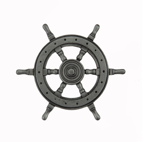 Acorn DPCPP: 1-3/4" Ship Wheel Cabinet Knob - Antique Pewter 1