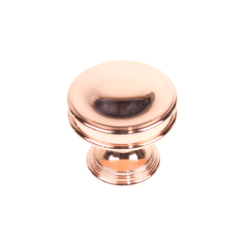Century 29407-RG: 1-3/8" Belvedere Round Cabinet Knob - Rose Gold
