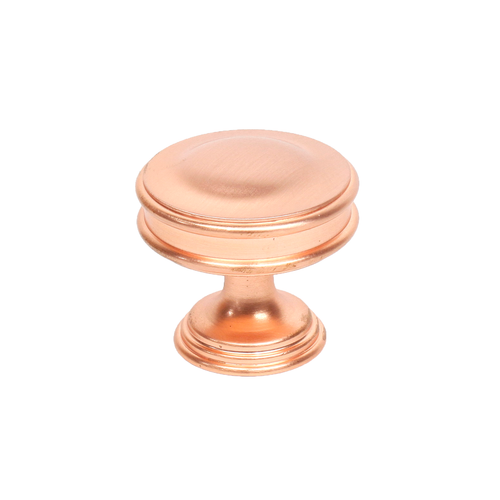 Century 29407-SRG: 1-3/8" Belvedere Round Cabinet Knob - Satin Rose Gold