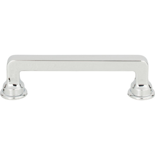 Atlas A102-CH: 3-3/4" cc Oskar Cabinet Pull - Polished Chrome