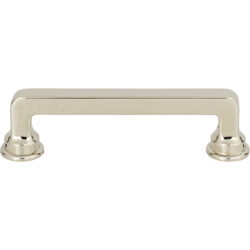 Atlas A102-PN: 3-3/4" cc Oskar Cabinet Pull - Polished Nickel
