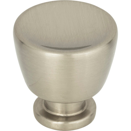 Atlas 412-BRN: 1-1/8" Conga Cabinet Knob - Brushed Nickel