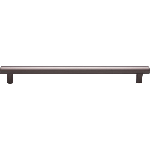 Top Knobs TK908AG: 8-13/16" cc Hillmont Square Bar Cabinet Pull - Ash Gray