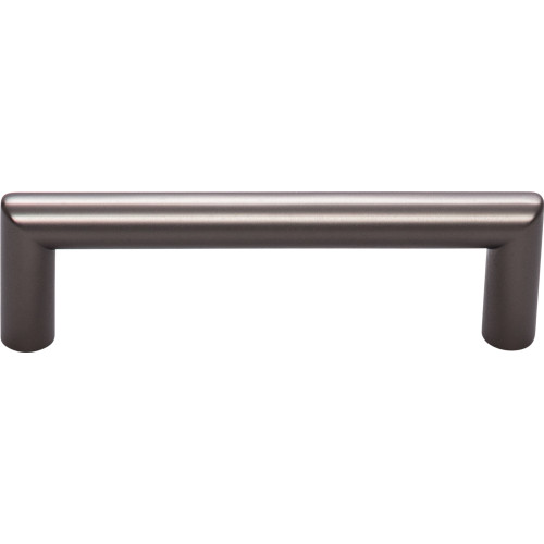 Top Knobs TK941AG: 3-3/4" cc Kinney Round Bar Cabinet Pull - Ash Gray