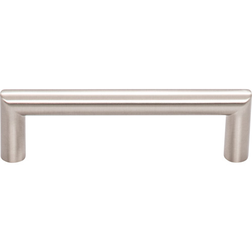 Top Knobs TK941BSN: 3-3/4" cc Kinney Round Bar Cabinet Pull - Brushed Satin Nickel
