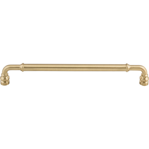 Top Knobs TK887HB: 8-13/16" cc Brixton D-Handle Cabinet Pull - Honey Bronze