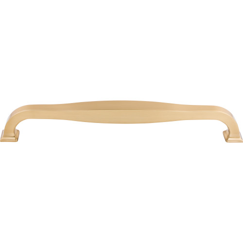 Top Knobs TK728HB: 12" cc Contour D-Handle Appliance Pull - Honey Bronze