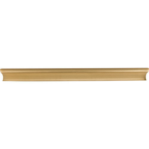 Top Knobs TK557HB: 9-15/16" cc Glacier Euro Bar Cabinet Pull - Honey Bronze