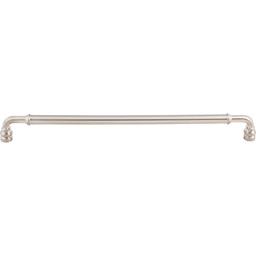 Top Knobs TK888BSN: 12" cc Brixton D-Handle Cabinet Pull - Brushed Satin Nickel