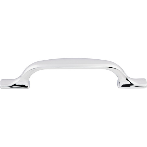 Top Knobs TK863PC: 3-3/4" cc Torbay D-Handle Cabinet Pull - Polished Chrome