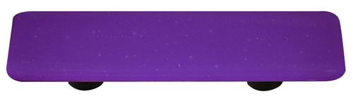 Aquila HK9054-PB: 3" cc Opaline Rectangle Cabinet Pull w/Black Post - Cobalt Blue