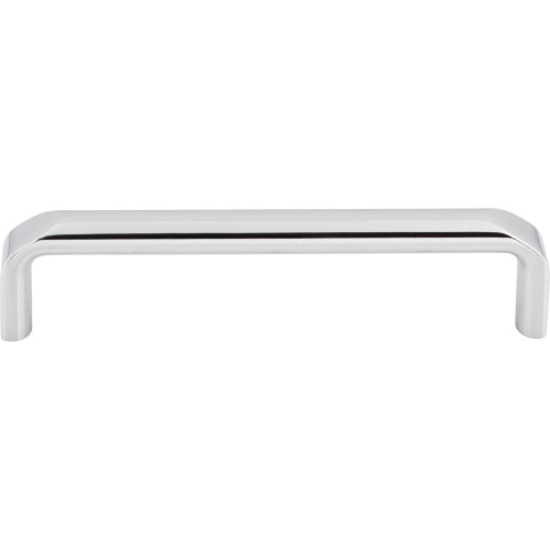 Top Knobs TK873PC: 5-1/16" cc Exeter Round Bar Cabinet Pull - Polished Chrome