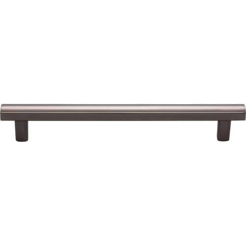 Top Knobs TK906AG: 6-5/16" cc Hillmont Square Bar Cabinet Pull - Ash Gray
