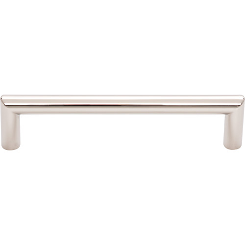 Top Knobs TK942PN: 5-1/16" cc Kinney Round Bar Cabinet Pull - Polished Nickel