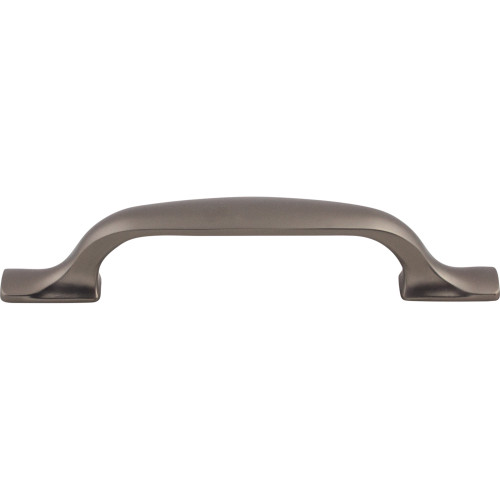 Top Knobs TK863AG: 3-3/4" cc Torbay D-Handle Cabinet Pull - Ash Gray