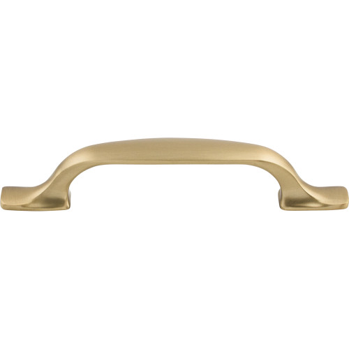 Top Knobs TK863HB: 3-3/4" cc Torbay D-Handle Cabinet Pull - Honey Bronze