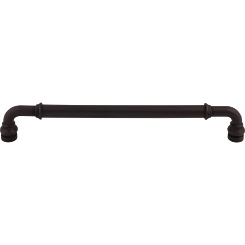 Top Knobs TK889SAB: 12" cc Brixton D-Handle Appliance Pull - Sable