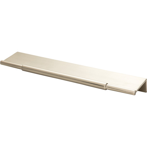 Top Knobs TK973BSN: 6" cc Crestview Tab Cabinet Pull - Brushed Satin Nickel