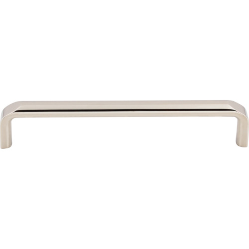 Top Knobs TK874PN: 6-5/16" cc Exeter Round Bar Cabinet Pull - Polished Nickel