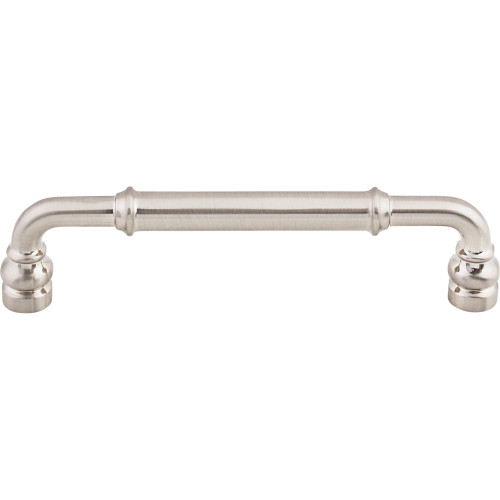 Top Knobs TK884BSN: 5-1/16" cc Brixton D-Handle Cabinet Pull - Brushed Satin Nickel