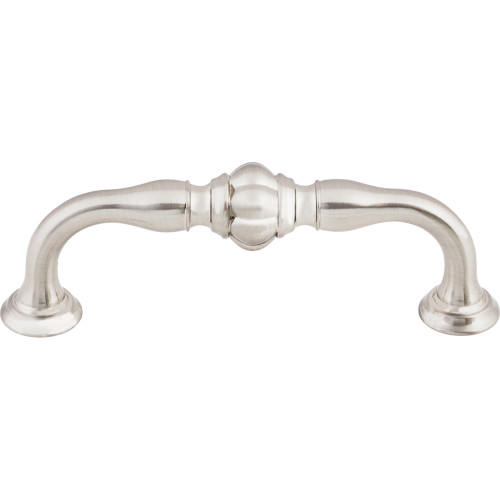 Top Knobs TK692BSN: 3-3/4" cc Allington D-Handle Cabinet Pull - Brushed Satin Nickel