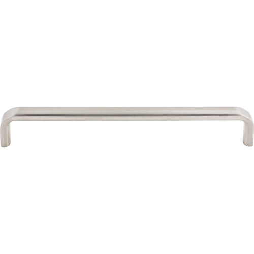 Top Knobs TK875BSN: 7-9/16" cc Exeter Round Bar Cabinet Pull - Brushed Satin Nickel