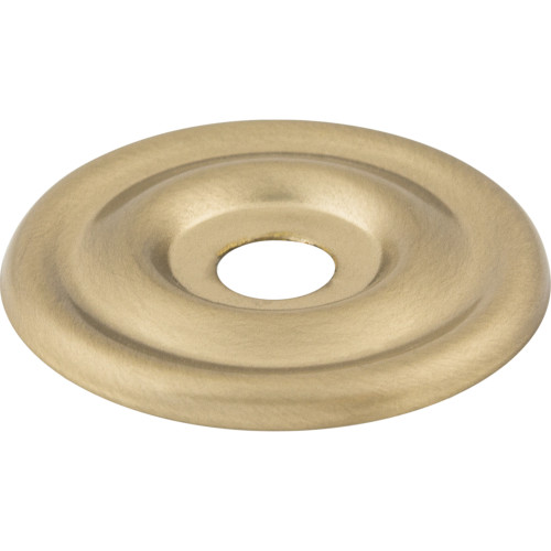 Top Knobs TK890HB: Brixton Round Backplate - Honey Bronze