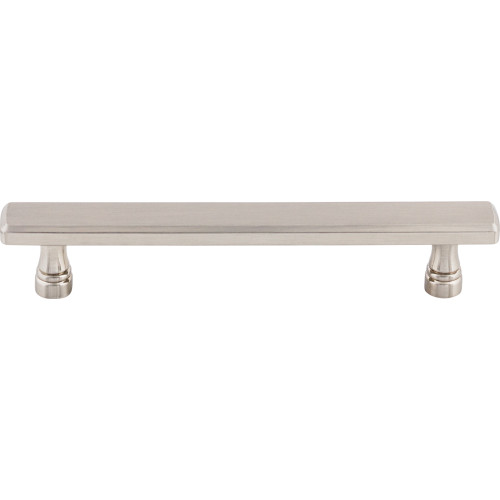 Top Knobs TK854BSN: 5-1/16" cc Kingsbridge Flat Bar Cabinet Pull - Brushed Satin Nickel