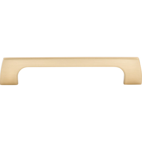 Top Knobs TK544HB: 5-1/16" cc Holland Rectangular Bar Cabinet Pull - Honey Bronze