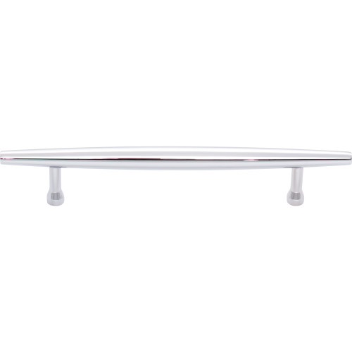 Top Knobs TK964PC: 5-1/16" cc Allendale Round Bar Cabinet Pull - Polished Chrome